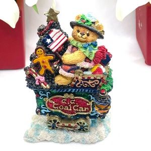 Vintage Crinkle Claus Collectible Train Set Coal Car 1997 Limited Edition 660201
